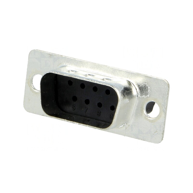 Mufă D-Sub PIN 9 tată pe cablu fără contacte 5A | Electronic-mag.ro | Componente Electronice