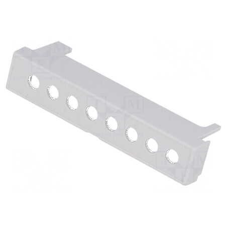 Capac borne gri pentru numărul orificiului 8, dimensiune 7,65mm | Electronic-mag.ro | Componente Electronice