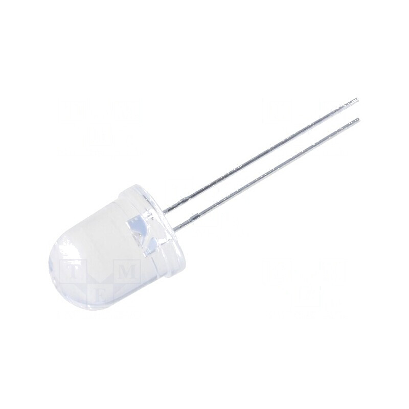 LED 10mm roșie 5000-8000mcd 15° convex pentru iluminare decorativă | Electronic-mag.ro | Componente Electronice