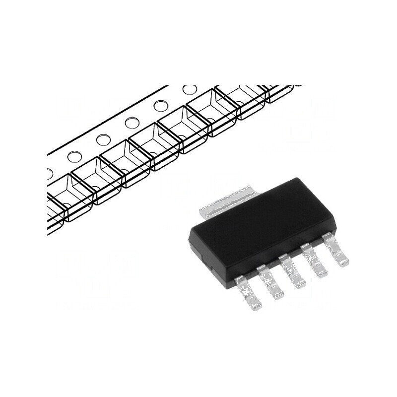 Stabilizator de tensiune LDO nereglabil 2,5V 0,3A SMD pentru circuite electronice | Electronic-mag.ro | Componente Electronice