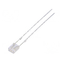 LED dreptunghiular bicolor roșu/albastru 2x3x4mm bipolar | Electronic-mag.ro | Componente Electronice