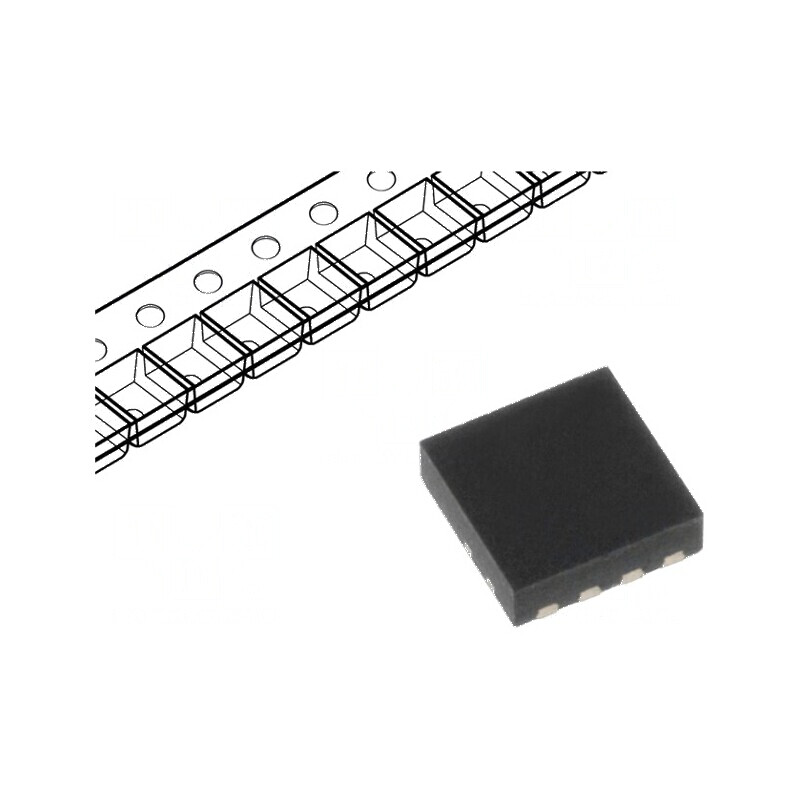 Tranzistor P-MOSFET unipolar -30V -9A 2,8W PQFN 3.3x3.3 pentru circuite electronice | Electronic-mag.ro | Componente Electronice