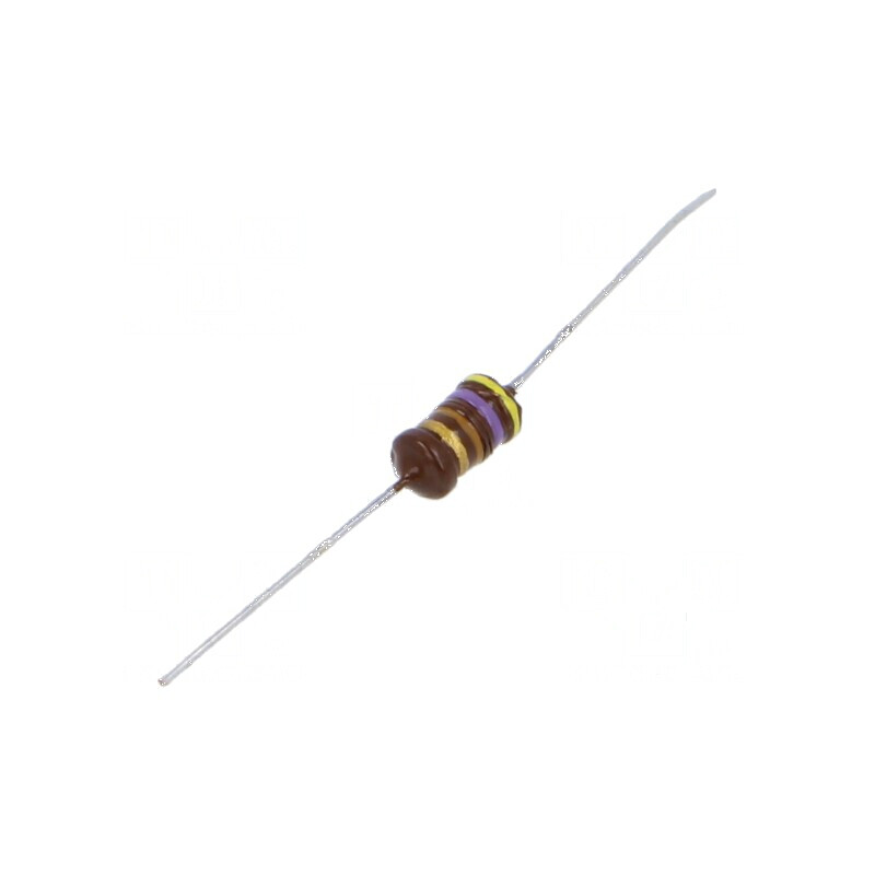 Inductor ferită THT 470uH 510mA 1,9Ω Ø6,5x12mm ±5% 1,8MHz - componentă electronică | Electronic-mag.ro | Componente Electronice