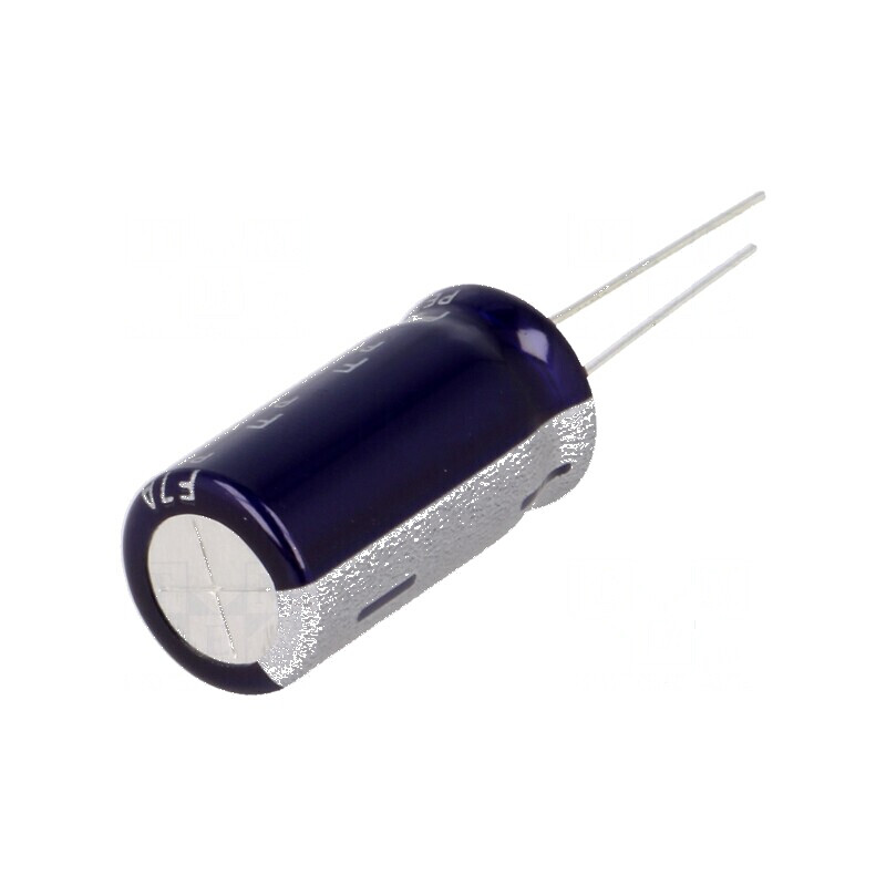 Condensator electrolitic low ESR THT 22uF 400VDC Ø12,5x25mm pentru aplicații electronice | Electronic-mag.ro | Componente Electr