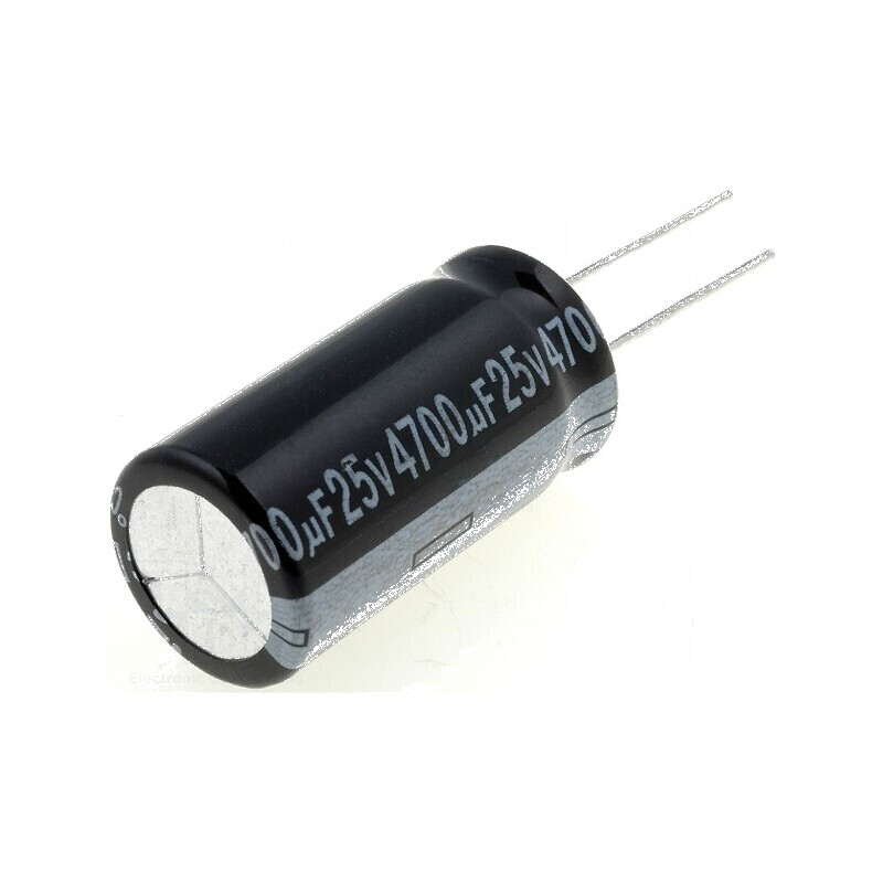 Condensator electrolitic THT 4700uF 25VDC Ø16x30mm ±20% pentru circuite electrice | Electronic-mag.ro | Componente Electronice