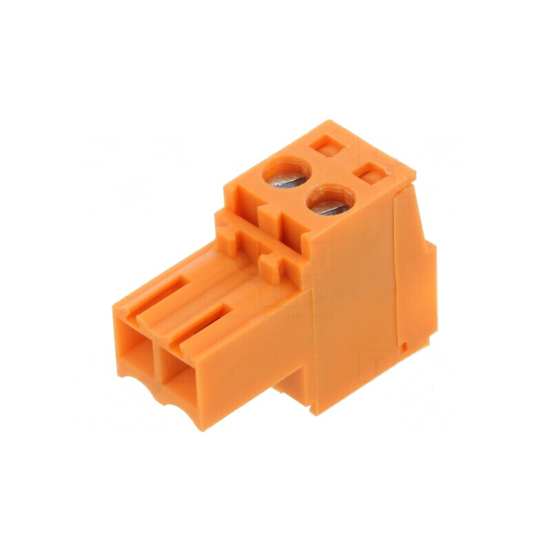 Regletă de conexiuni deconectabilă 3,5mm cu 2 piste și mufă dreaptă | Electronic-mag.ro | Componente Electronice