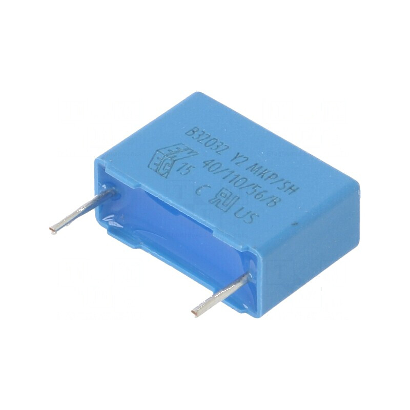 Condensator polipropilenă Y2 22nF 350V 18x12,5x7mm THT - Componentă electronică | Electronic-mag.ro | Componente Electronice