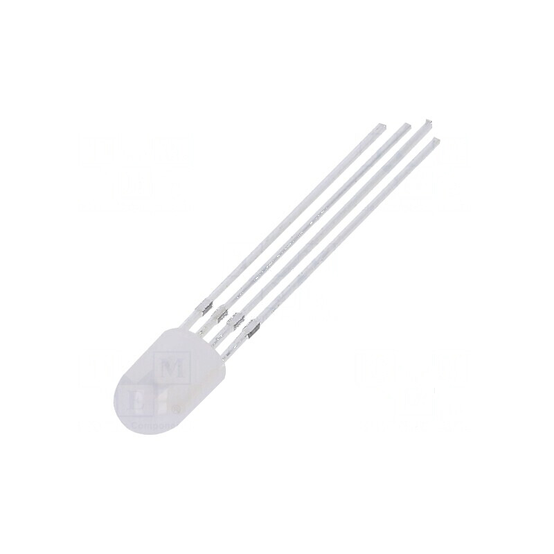 LED RGB rotund convex 5,1x4,3mm 20mA - Temperatură de funcționare -30÷85°C | Electronic-mag.ro | Componente Electronice