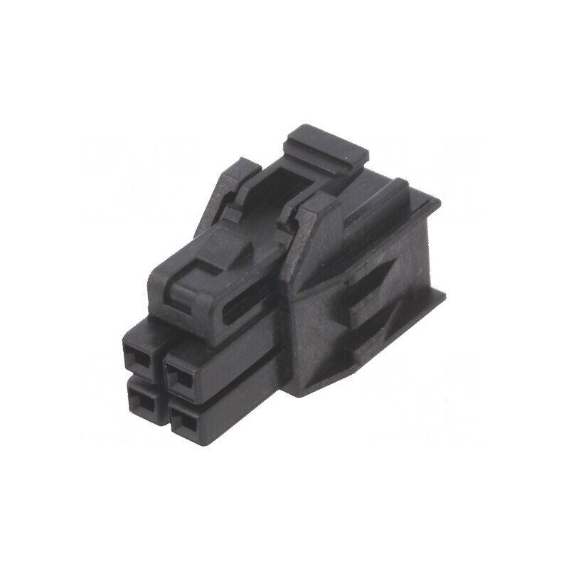Conector cablu-placă Nano-Fit PIN 4, temperatură operare -40÷105°C, UL94V-0, mufă | Electronic-mag.ro | Componente Electronice