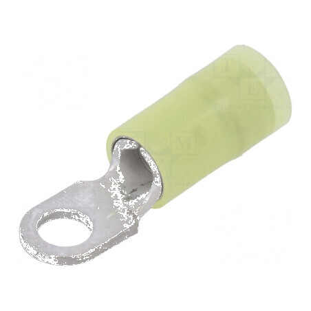 Vârf inelar M4 pentru cabluri 2,5÷6mm², izolată, cupru cositorit, temperatură -55÷105°C | Electronic-mag.ro | Componente Electro