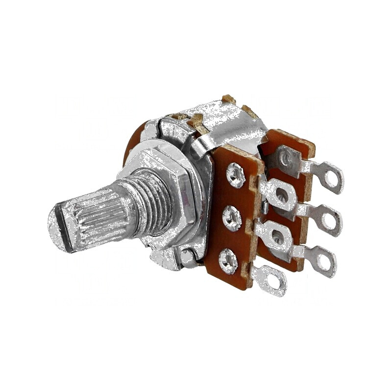 Potenţiometru axial 22kΩ 63mW ±20% pe cablu 6mm, cu o singură tură | Electronic-mag.ro | Componente Electronice
