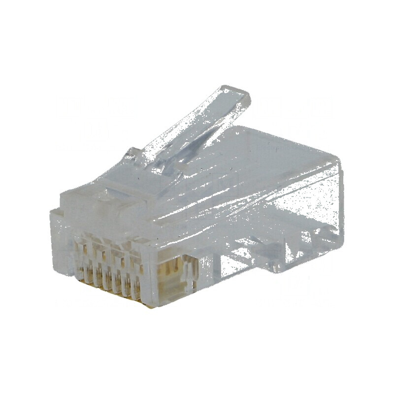 Conector RJ45 Cat 6, mufă 8 pini, 8p8c pentru cabluri de rețea | Electronic-mag.ro | Componente Electronice Conector RJ45 Cat 6, mufă 8 pini, 8p8c pentru cabluri de rețea | Electronic-mag.ro | Componente Electronice