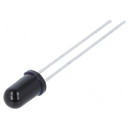 Fotodiodă IR PIN 5mm THT 900nm - 750÷1100nm, 10°, 1nA, 150mW pentru aplicații electronice | Electronic-mag.ro | Componente Elect
