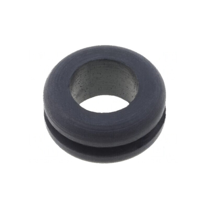Manşon cauciuc negru Øorif.mont: 11mm Øorif: 9mm, temperatură -30÷90°C | Electronic-mag.ro | Componente Electronice
