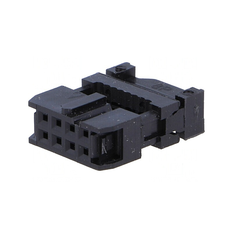 Conector IDC mufă mamă 8 pini cu presare cablu - accesorii electrice | Electronic-mag.ro | Componente Electronice