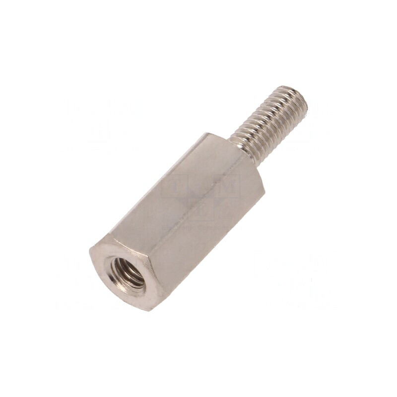 Piuliță distanțieră filetată 12mm M3 pentru filet interior și exterior M3 | Electronic-mag.ro | Componente Electronice
