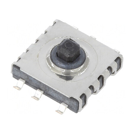 Microîntrerupător TACT Poz: 2 0,05A/12VDC SMT 4,5x4,5mm - Comutator Compact pentru Circuit Electric | Electronic-mag.ro | Compon