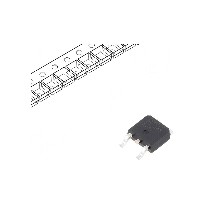 Stabilizator de tensiune liniar nereglabil 3,3V 0,5A DPAK IC | Electronic-mag.ro | Componente Electronice