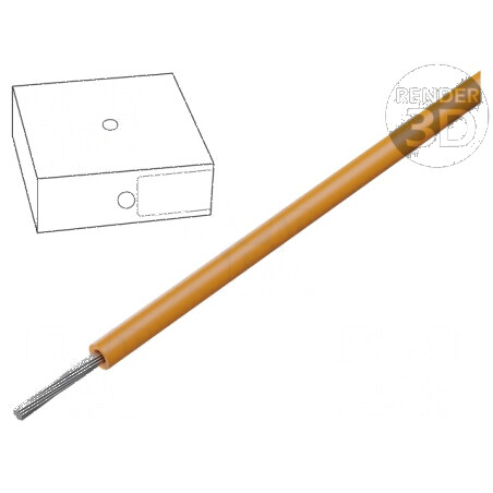Cablu ÖLFLEX® WIRE MS1 0,5mm² 22AWG PVC portocalie pentru conexiuni electrice | Electronic-mag.ro | Componente Electronice