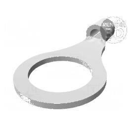 Vârf inelar M8 1,25-2mm² crimpat pe cablu neizolat cositorit pentru conexiuni electrice | Electronic-mag.ro | Componente Electro