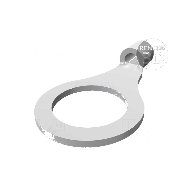 Vârf inelar M8 1,25-2mm² crimpat pe cablu neizolat cositorit pentru conexiuni electrice | Electronic-mag.ro | Componente Electro