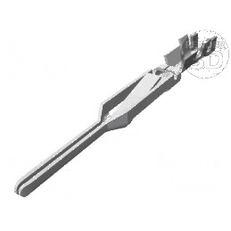Pin tată gold flash 0,12-0,4mm² 26AWG-22AWG crimpat pe cablu - Conector electric de calitate superioară | Electronic-mag.ro | Co