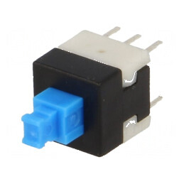 Microîntrerupător TACT DPDT 0,1A/30VDC THT fără 1,6N - Comutator compact pentru aplicații electrice | Electronic-mag.ro | Compon