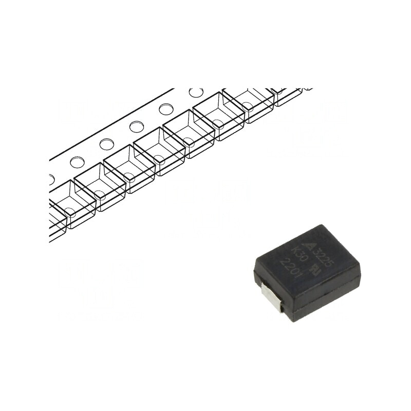 Varistor SMD 3225 oxid de metal 30VAC 38VDC 0,9J 100A 10mW | Electronic-mag.ro | Componente Electronice Varistor SMD 3225 oxid de metal 30VAC 38VDC 0,9J 100A 10mW | Electronic-mag.ro | Componente Electronice