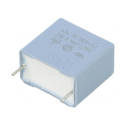 Condensator polipropilenă 47nF THT ±20% 15mm 1kVDC 300VAC pentru aplicații electrice | Electronic-mag.ro | Componente Electronic