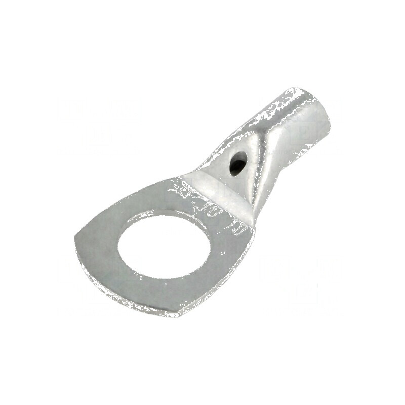 Vârf inelar tubular M10 10mm² crimpat pe cablu neizolat - accesorii electrice | Electronic-mag.ro | Componente Electronice