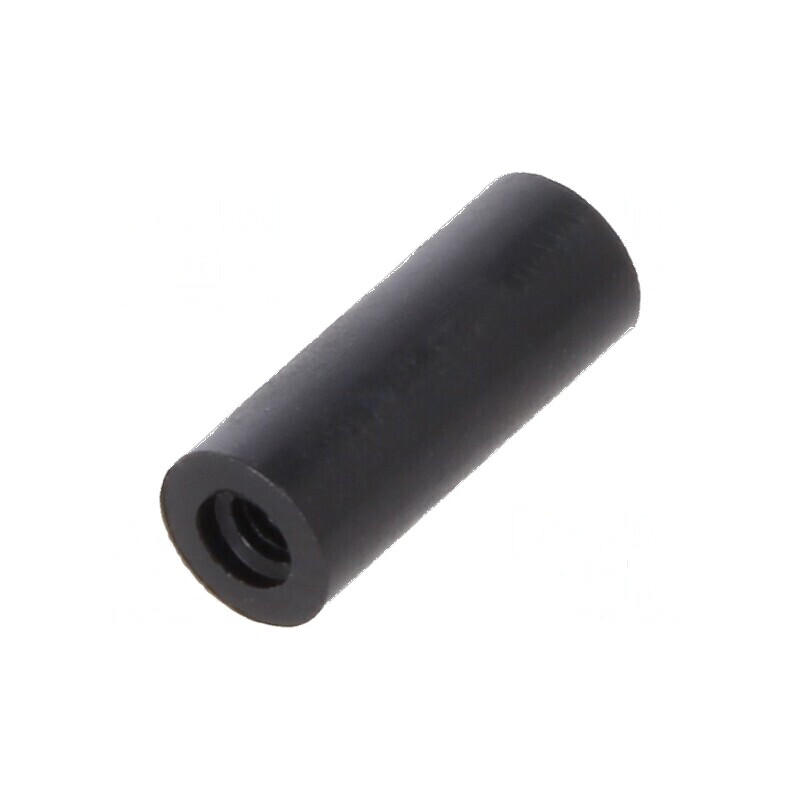 Manşon distanţier cilindric din poliamidă M2, lungime 10mm, diametru exterior 4mm | Electronic-mag.ro | Componente Electronice