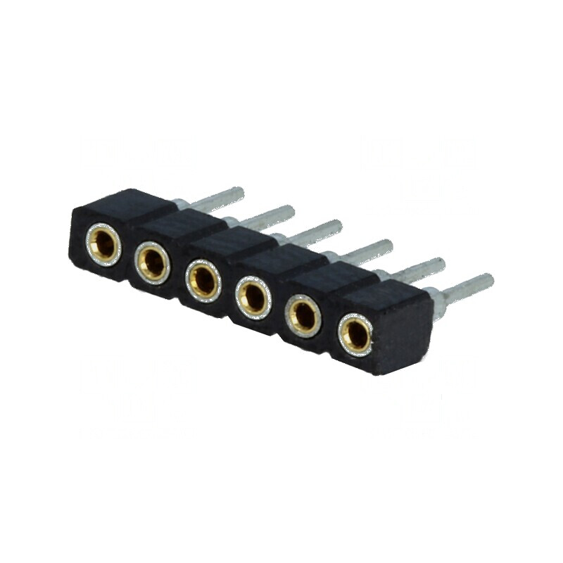 Conector şiruri pini soclu mamă 6 pini 2mm THT 1x6 | Electronic-mag.ro | Componente Electronice
