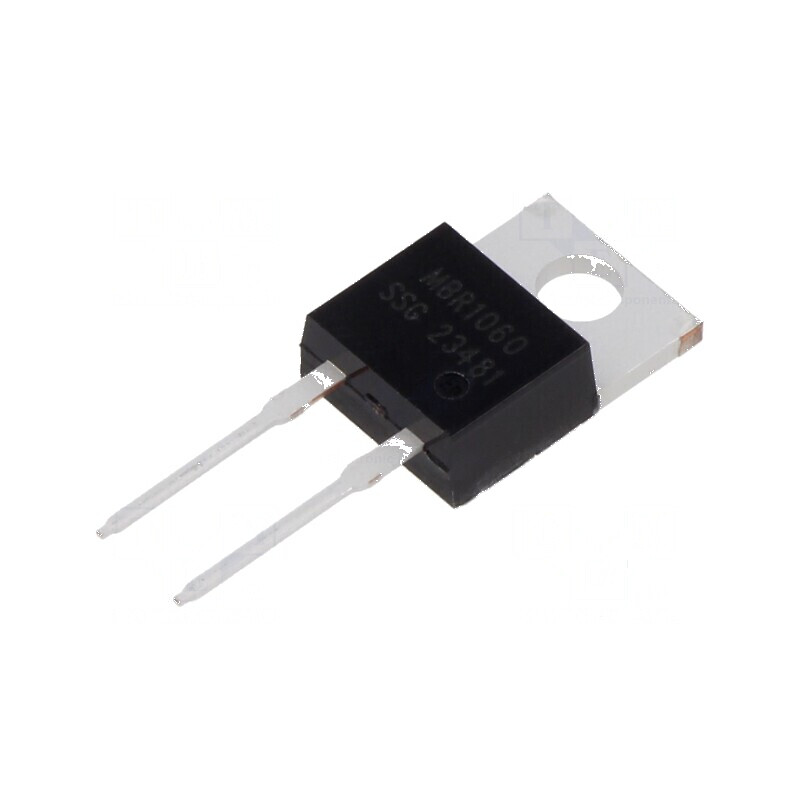 Diodă Schottky THT 60V 10A TO220AC - Redresor cu Ufmax 800mV | Electronic-mag.ro | Componente Electronice Diodă Schottky THT 60V 10A TO220AC - Redresor cu Ufmax 800mV | Electronic-mag.ro | Componente Electronice
