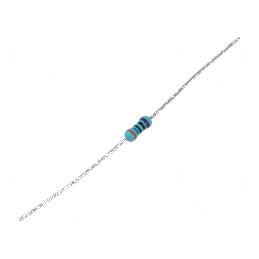 Rezistor metal film THT 360Ω 0,6W ±0,1% Ø2,5x6,8mm 15ppm/°C - Componentă electronică de precizie | Electronic-mag.ro | Component