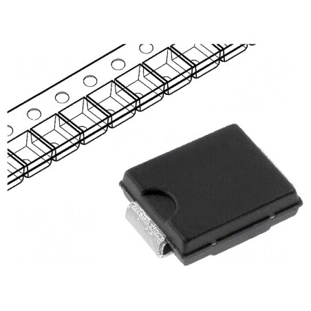 Diodă SMD 600V 3A 75ns redresoare, Ufmax 1,28V, Ifsm 100A | Electronic-mag.ro | Componente Electronice