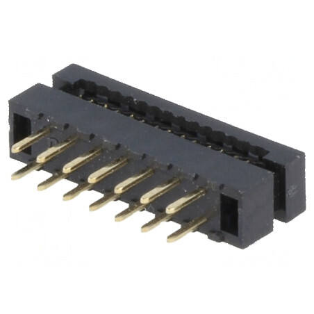 Conector IDC adaptori PIN 14 THT pentru cablu-bandă 1mm - set de 10 bucăți | Electronic-mag.ro | Componente Electronice