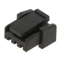 Carcasa 1.25WTB SINGLE REC HSG 3CKT NEAGRĂ | Electronic-mag.ro | Componente Electronice