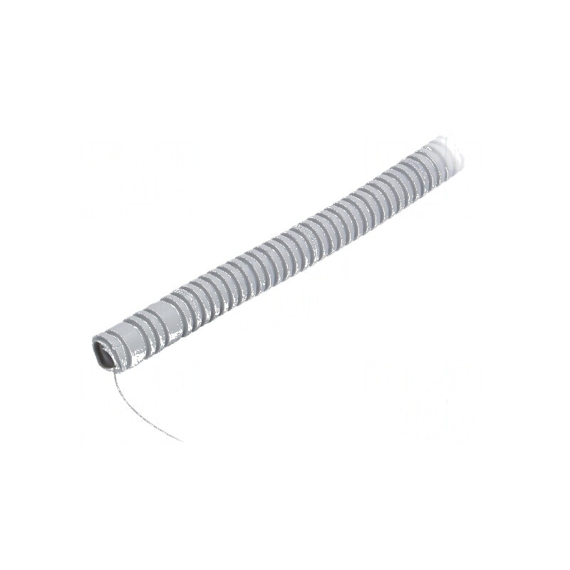 Tub de protecție PVC gri 16mm, lungime 25m, rezistență 320N, temperatură -25÷60°C | Electronic-mag.ro | Componente Electronice