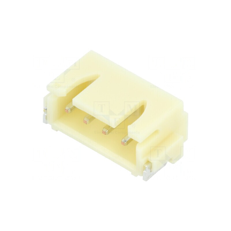 Conector cablu-placă soclu tată XH 2,5mm 4 PIN SMT 250V 3A | Electronic-mag.ro | Componente Electronice