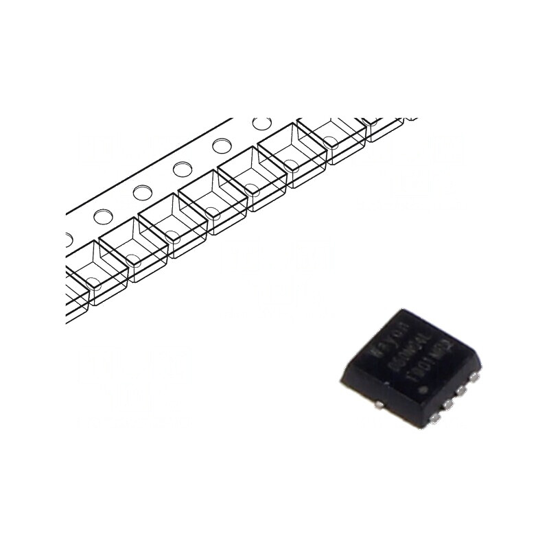 Tranzistor N-MOSFET unipolar PDFN3030-8 pentru aplicații electronice | Electronic-mag.ro | Componente Electronice