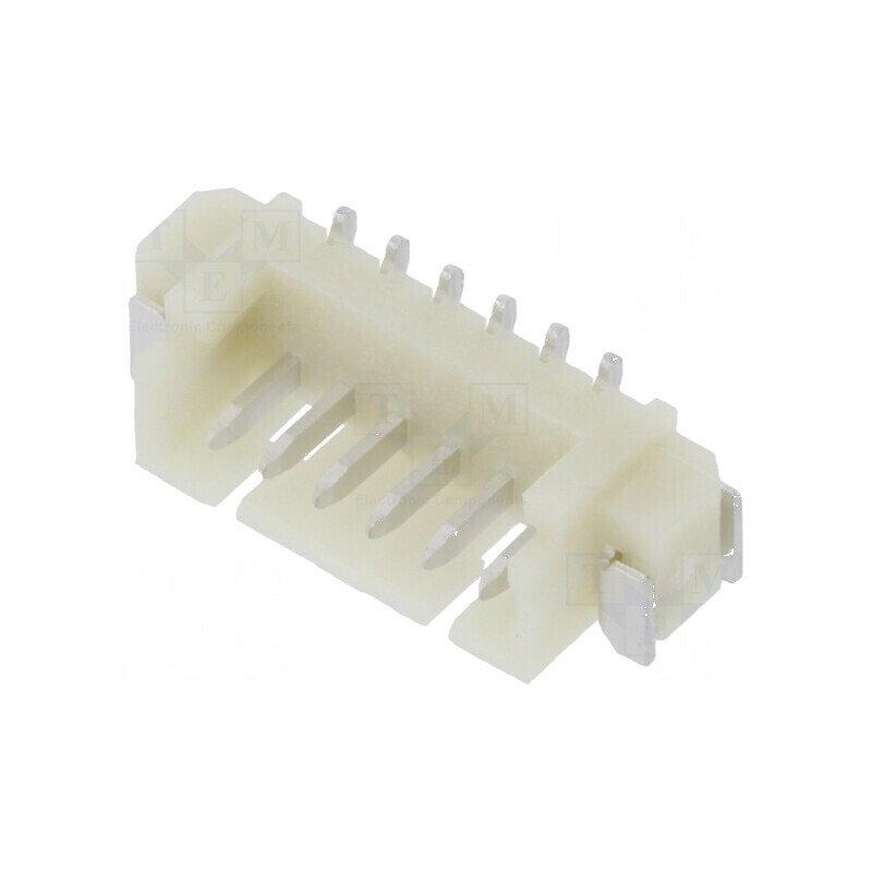 Conector cablu-placă soclu tată 1,25mm PIN 6 SMT 125V 1A pentru electronică | Electronic-mag.ro | Componente Electronice