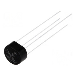 Punte redresoare monofazat Urmax 50V 2A 60A rotund - componentă electronică de calitate | Electronic-mag.ro | Componente Electro