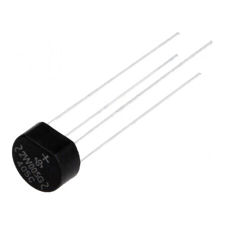Punte redresoare monofazat Urmax 50V 2A 60A rotund - componentă electronică de calitate | Electronic-mag.ro | Componente Electro