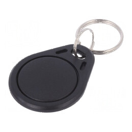 Breloc RFID plastic negru 125kHz 8BROM - Accesoriu de securitate pentru controlul accesului | Electronic-mag.ro | Componente Ele