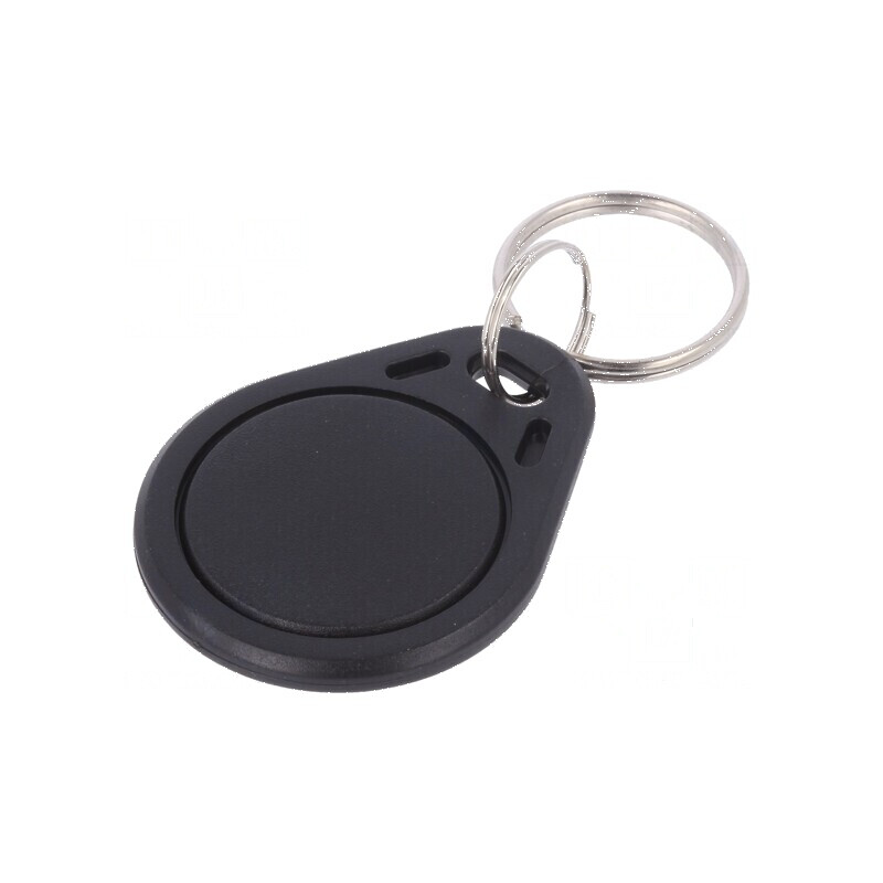 Breloc RFID plastic negru 125kHz 8BROM - Accesoriu de securitate pentru controlul accesului | Electronic-mag.ro | Componente Ele