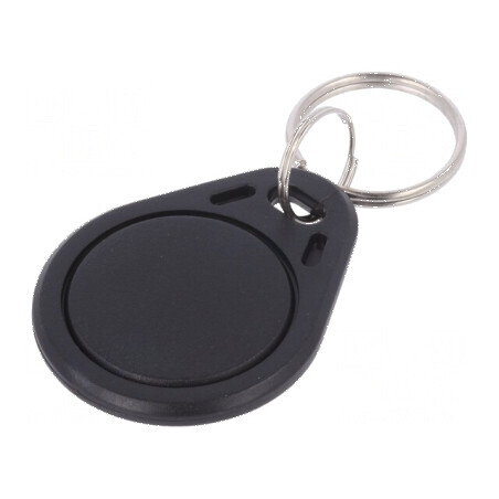 Breloc RFID plastic negru 125kHz 8BROM - Accesoriu de securitate pentru controlul accesului | Electronic-mag.ro | Componente Ele