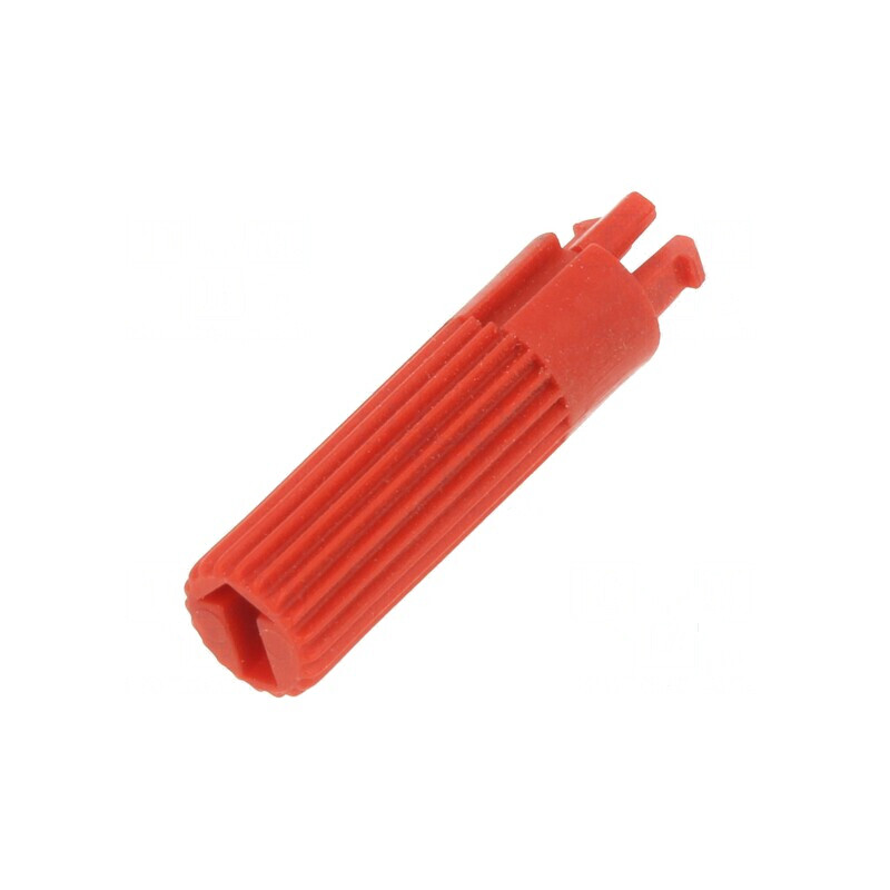 Buton rotativ roșu Ø4x13,3mm pentru control precis | Electronic-mag.ro | Componente Electronice
