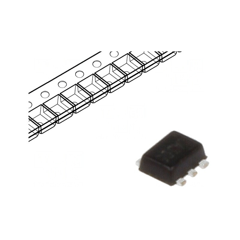 Filtru digital line terminator pentru frecvenţe joase EMI SOT563 - componentă electronică | Electronic-mag.ro | Componente Elect