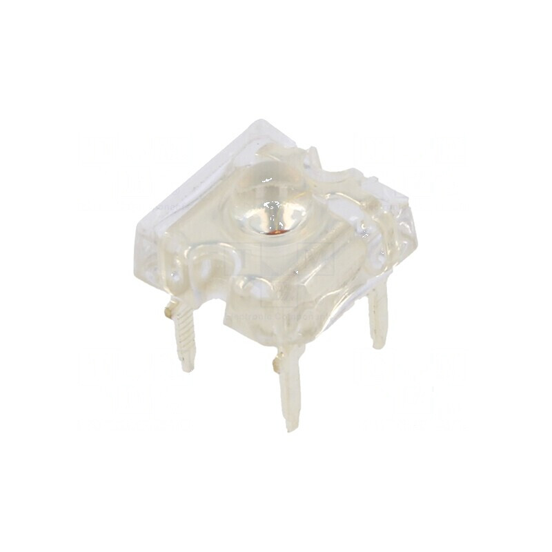 LED Super Flux galben 7,62x7,62mm 14400-18000mcd 40° 70mA | Electronic-mag.ro | Componente Electronice