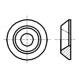 Şaibă conică M6 D18mm h3,3mm BN 4879 pentru şuruburi | Electronic-mag.ro | Componente Electronice